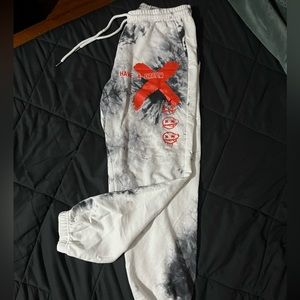 small SHEIN unisex tie-dye jogger pants